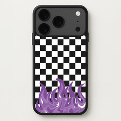 Purple Flame - Skate Aesthetic Phone Case for iPhone 17 Pro