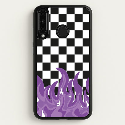Purple Flame - Skate Aesthetic   - Skate Aesthetic Phone Case for Huawei P30 Lite