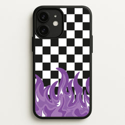 Purple Flame - Skate Aesthetic   - Skate Aesthetic Phone Case for iPhone 11