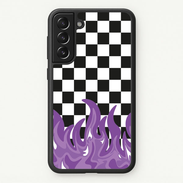 Purple Flame - Skate Aesthetic   - Skate Aesthetic Phone Case for Galaxy S22