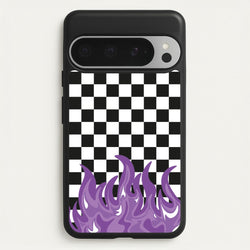 Purple Flame - Skate Aesthetic   - Skate Aesthetic Phone Case for Google Pixel 9 Pro XL