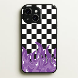 Purple Flame - Skate Aesthetic   - Skate Aesthetic Phone Case for iPhone 14 Plus