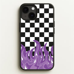 Purple Flame - Skate Aesthetic   - Skate Aesthetic Phone Case for iPhone 13