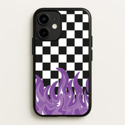 Purple Flame - Skate Aesthetic   - Skate Aesthetic Phone Case for iPhone 12 Mini