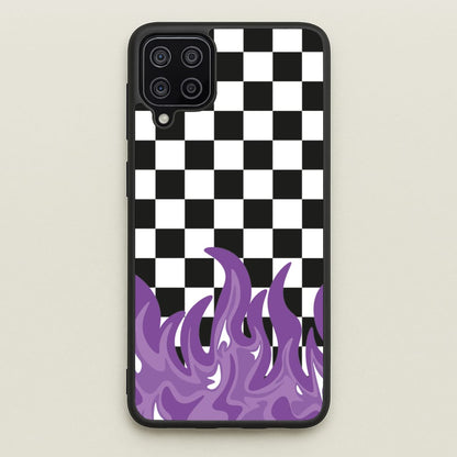 Purple Flame - Skate Aesthetic   - Skate Aesthetic Phone Case for Galaxy A12