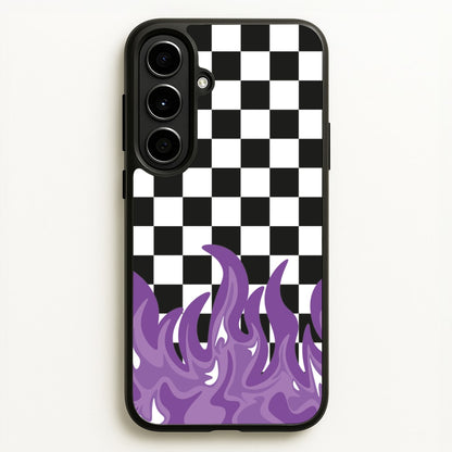 Purple Flame - Skate Aesthetic   - Skate Aesthetic Phone Case for Galaxy A56