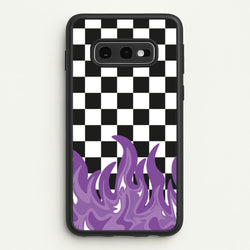 Purple Flame - Skate Aesthetic   - Skate Aesthetic Phone Case for Galaxy S10e