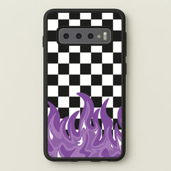 Purple Flame - Skate Aesthetic   - Skate Aesthetic Phone Case for Galaxy S10 Plus