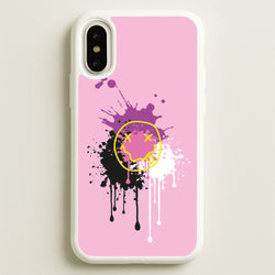 Pink Graffiti - Skate Aesthetic   - Skate Aesthetic Phone Case for iPhone X / XS