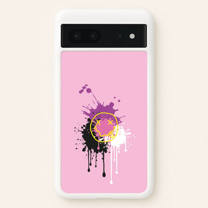 Pink Graffiti - Skate Aesthetic   - Skate Aesthetic Phone Case for Google Pixel 7