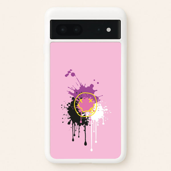 Pink Graffiti - Skate Aesthetic   - Skate Aesthetic Phone Case for Google Pixel 7
