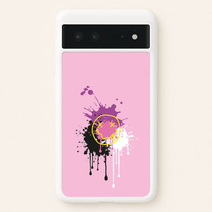 Pink Graffiti - Skate Aesthetic   - Skate Aesthetic Phone Case for Google Pixel 6