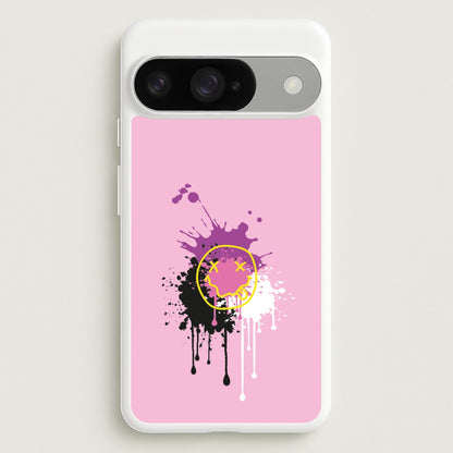 Pink Graffiti - Skate Aesthetic Phone Case for Google Pixel 10 / 10 Pro