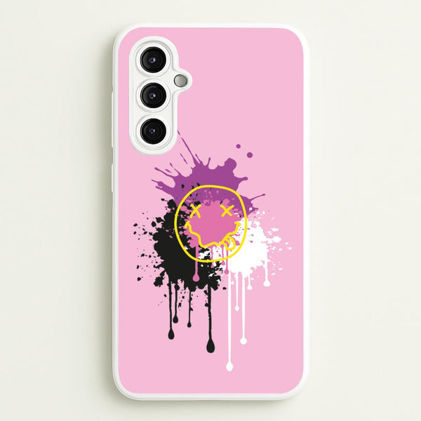 Pink Graffiti - Skate Aesthetic   - Skate Aesthetic Phone Case for Galaxy A14