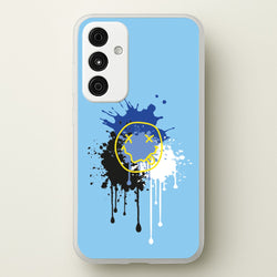 Blue Graffiti - Skate Aesthetic   - Skate Aesthetic Phone Case for Galaxy A35