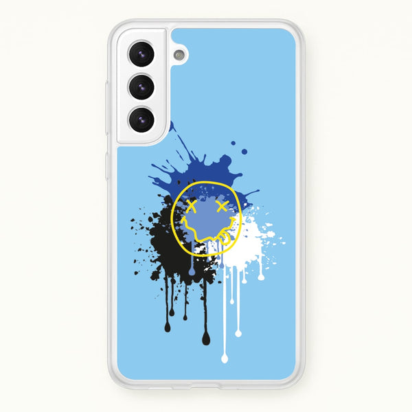 Blue Graffiti - Skate Aesthetic   - Skate Aesthetic Phone Case for Galaxy S21