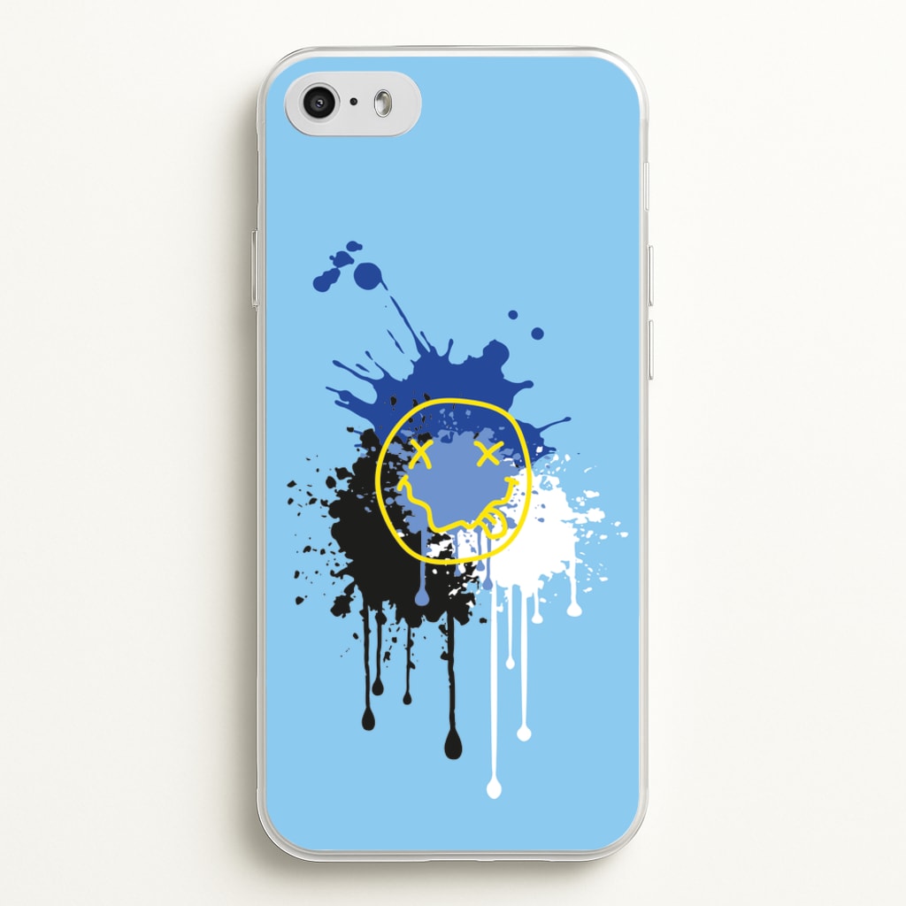 Blue Graffiti - Skate Aesthetic   - Skate Aesthetic Phone Case for iPhone 5 / 5s / SE 2016