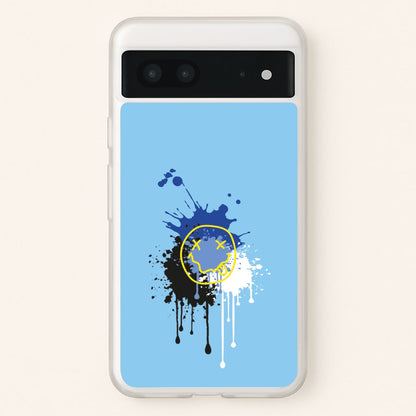 Blue Graffiti - Skate Aesthetic   - Skate Aesthetic Phone Case for Google Pixel 7