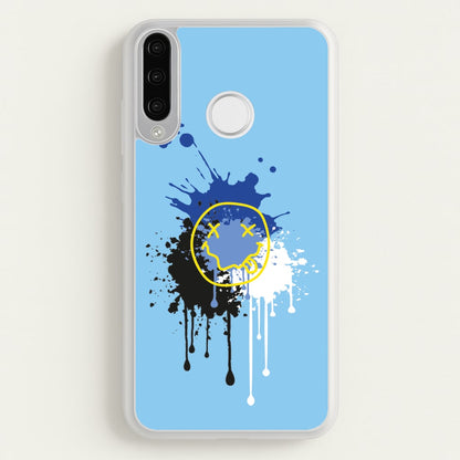Blue Graffiti - Skate Aesthetic   - Skate Aesthetic Phone Case for Huawei P30 Lite