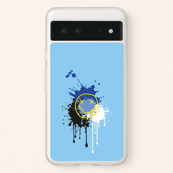 Blue Graffiti - Skate Aesthetic   - Skate Aesthetic Phone Case for Google Pixel 6