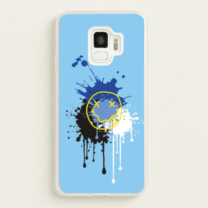 Blue Graffiti - Skate Aesthetic   - Skate Aesthetic Phone Case for Galaxy S9