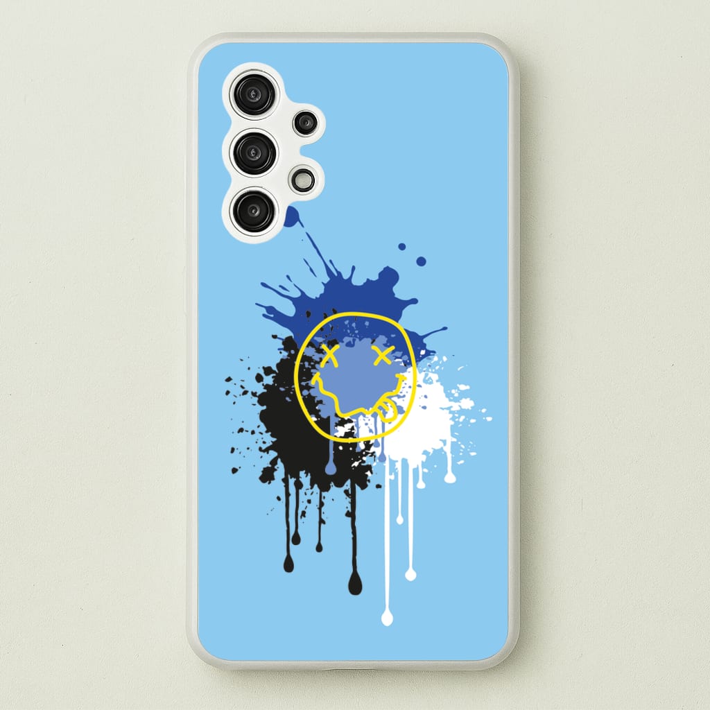 Blue Graffiti - Skate Aesthetic   - Skate Aesthetic Phone Case for Galaxy A13