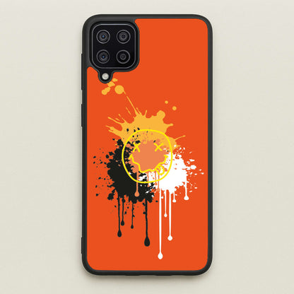 Orange Graffiti - Skate Aesthetic   - Skate Aesthetic Phone Case for Galaxy A12