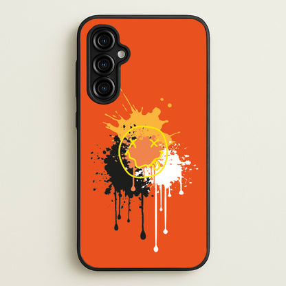 Orange Graffiti - Skate Aesthetic   - Skate Aesthetic Phone Case for Galaxy A54