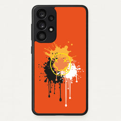 Orange Graffiti - Skate Aesthetic   - Skate Aesthetic Phone Case for Galaxy A53
