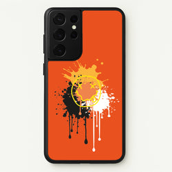 Orange Graffiti - Skate Aesthetic   - Skate Aesthetic Phone Case for Galaxy S21 Ultra