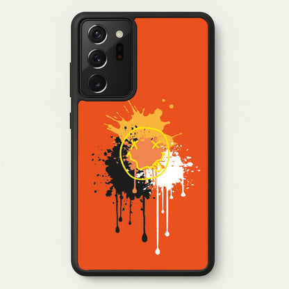 Orange Graffiti - Skate Aesthetic   - Skate Aesthetic Phone Case for Galaxy Note 20 Ultra