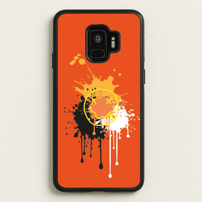 Orange Graffiti - Skate Aesthetic   - Skate Aesthetic Phone Case for Galaxy S9
