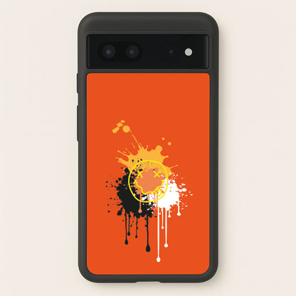 Orange Graffiti - Skate Aesthetic   - Skate Aesthetic Phone Case for Google Pixel 7