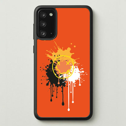 Orange Graffiti - Skate Aesthetic   - Skate Aesthetic Phone Case for Galaxy Note 20