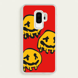 Dripping Smiley - Skate Aesthetic   - Skate Aesthetic Phone Case for Galaxy S9 Plus