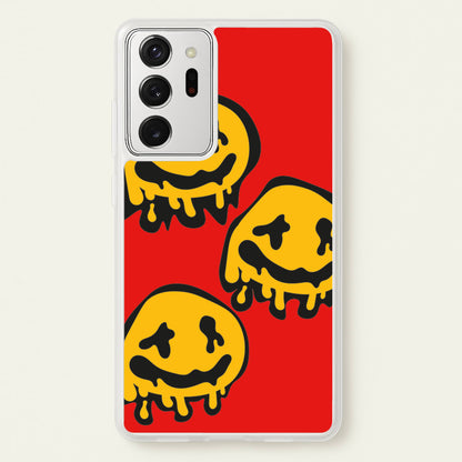 Dripping Smiley - Skate Aesthetic   - Skate Aesthetic Phone Case for Galaxy Note 20 Ultra