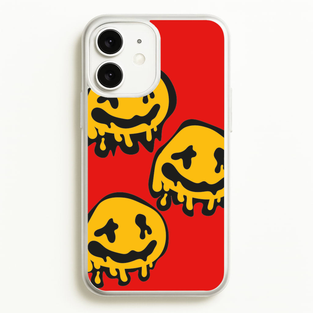 Dripping Smiley - Skate Aesthetic   - Skate Aesthetic Phone Case for iPhone 11