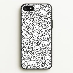 White Skulls - Skate Aesthetic   - Skate Aesthetic Phone Case for iPhone 5 / 5s / SE 2016