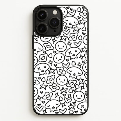 White Skulls - Skate Aesthetic   - Skate Aesthetic Phone Case for iPhone 11 Pro Max