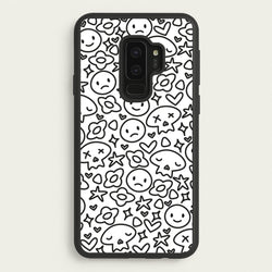 White Skulls - Skate Aesthetic   - Skate Aesthetic Phone Case for Galaxy S9 Plus
