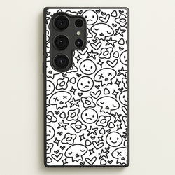 White Skulls - Skate Aesthetic   - Skate Aesthetic Phone Case for Galaxy S25 Ultra