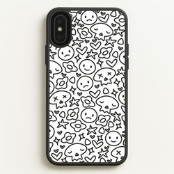 White Skulls - Skate Aesthetic   - Skate Aesthetic Phone Case for iPhone XS Max