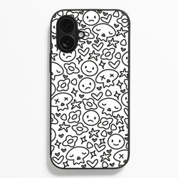 White Skulls - Skate Aesthetic Phone Case