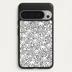 White Skulls - Skate Aesthetic   - Skate Aesthetic Phone Case for Google Pixel 9 Pro XL