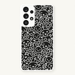 Black Skulls - Skate Aesthetic   - Skate Aesthetic Phone Case for Galaxy A53
