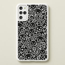 Black Skulls - Skate Aesthetic   - Skate Aesthetic Phone Case for Galaxy S20 Plus