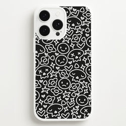 Black Skulls - Skate Aesthetic   - Skate Aesthetic Phone Case for iPhone 13 Pro Max