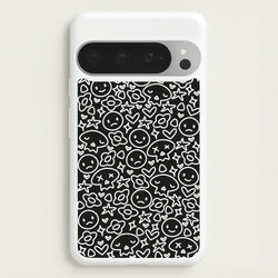 Black Skulls - Skate Aesthetic   - Skate Aesthetic Phone Case for Google Pixel 9 Pro XL