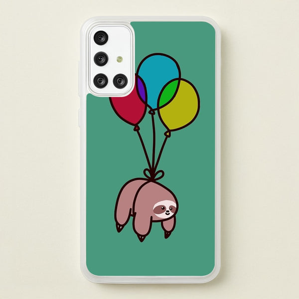 Balloon Sloth  - Animals Phone Case for Galaxy A71