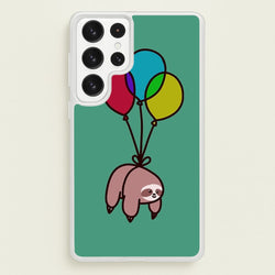 Balloon Sloth  - Animals Phone Case for Galaxy S22 Ultra